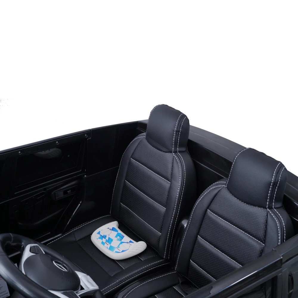 Детская машина Mercedes Benz GLS63 (черный лак, 4WD, 12V) - HL228