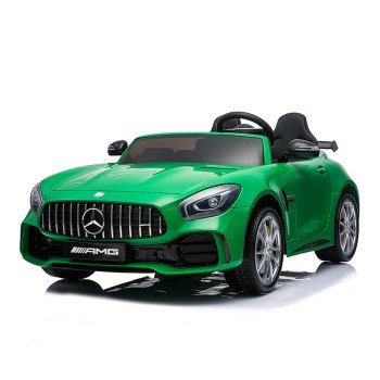 Детский Mercedes-Benz GT R (зеленый, 4WD, 12V) - HL289-GREEN