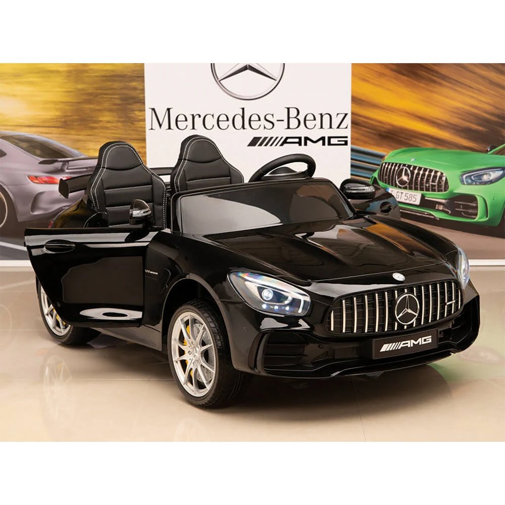 Детский электрический автомобиль Mercedes-Benz GT R (черный, 4WD, 12V) - HL289-BLACK
