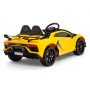 Электрический автомобиль Lamborghini SVJ (желтый, 12V) - HL328