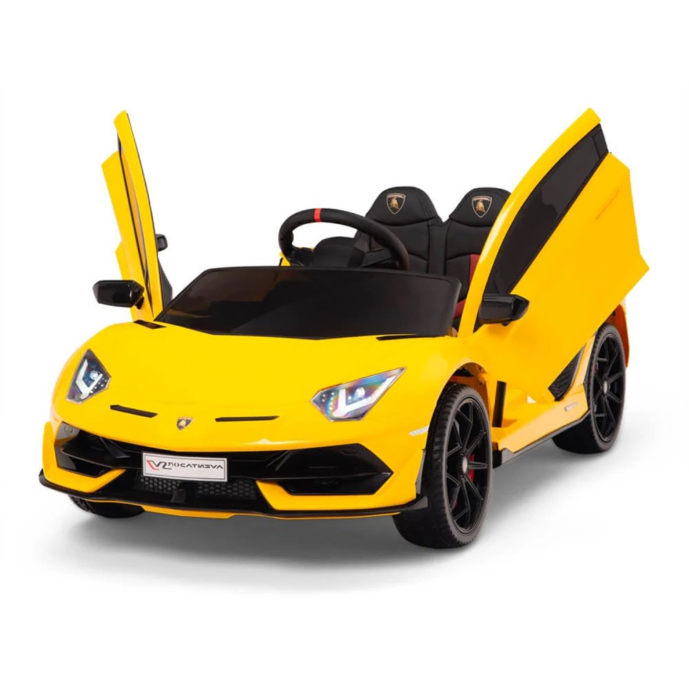 Электрический автомобиль Lamborghini SVJ (желтый, 12V) - HL328