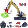 Радиоуправляемый экскаватор 4in1 HUINA с гидравлической системой 1:16 - K961-100S