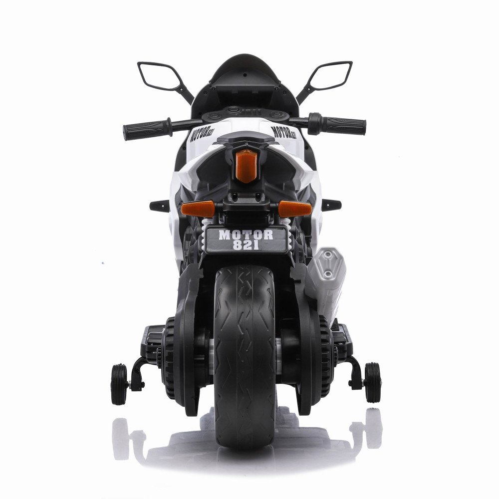 Детский электромотоцикл Ducati (12V, EVA, ручка газа, спидометр) - FT-821-WHITE