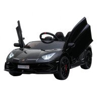 Детский электромобиль Lamborghini SVJ (черный, 12V) - HL328