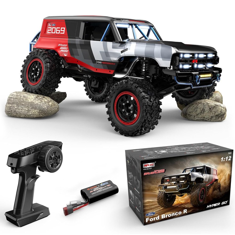Радиоуправляемый краулер MJX Hyper Go H12P Ford Bronco R Brushless 4WD 1:12 - MJX-H12P