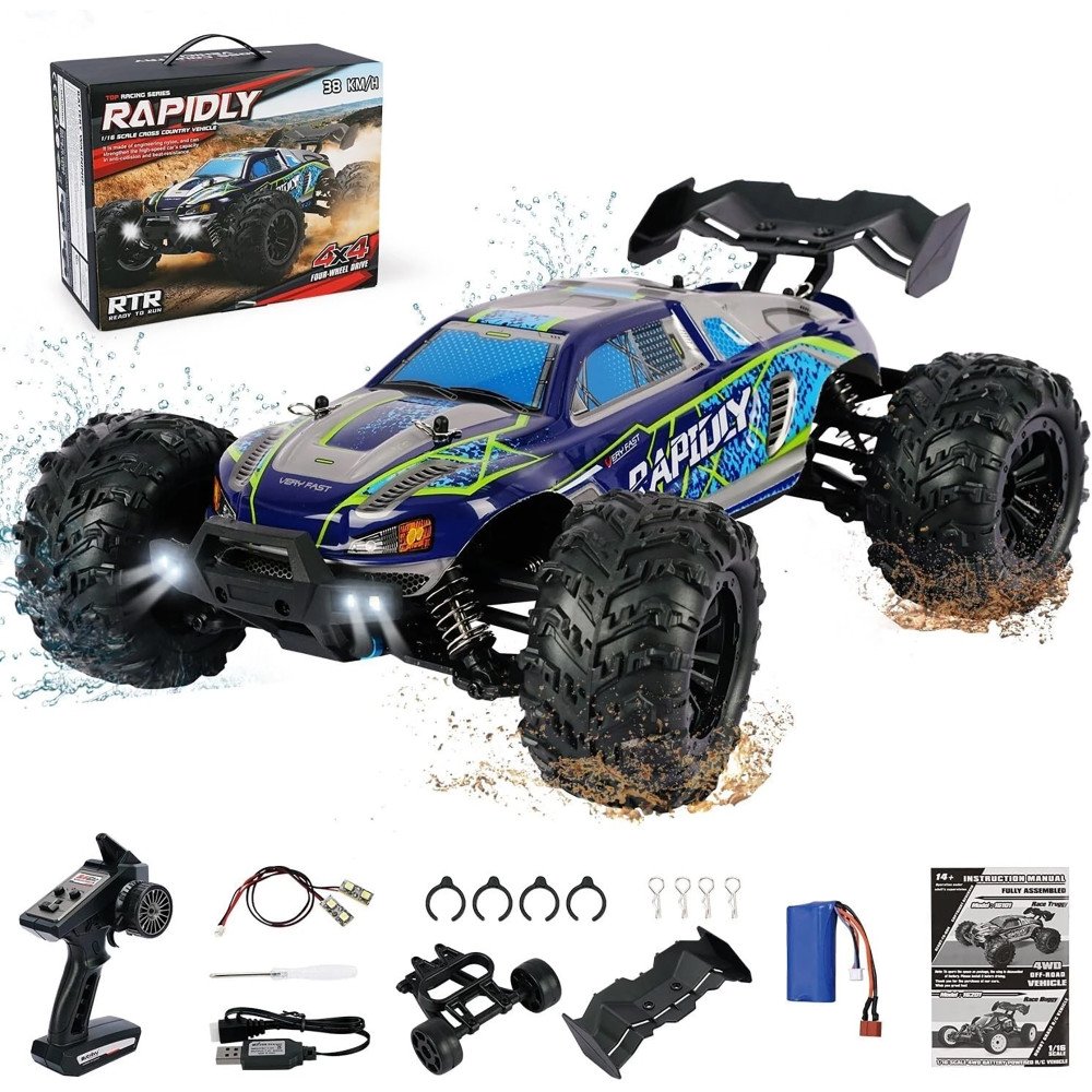 Радиоуправляемый внедорожник Rapidly 4WD 1:16 - SCY-16101-BLUE