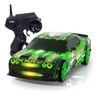Радиоуправляемая машина для дрифта Dodge (19 см, 15 км/ч, сменные колеса, фишки) - SC24A25