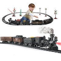 Детская железная дорога Fenfa с паром, свет, звук - 1613A