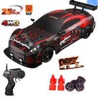 Радиоуправляемая машина для дрифта HB Nissan GTR (4WD, свет, пар, акб, 1:16) - SC16A14