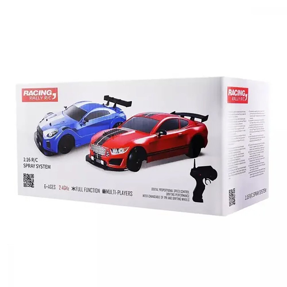 Радиоуправляемая машина для дрифта HB Ford Mustang (4WD, свет, пар, акб, 1:16) - SC16A12