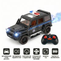 Радиоуправляемая металлическая полицейская машина Mercedes G500 1:22 - HCL-3608-BLACK