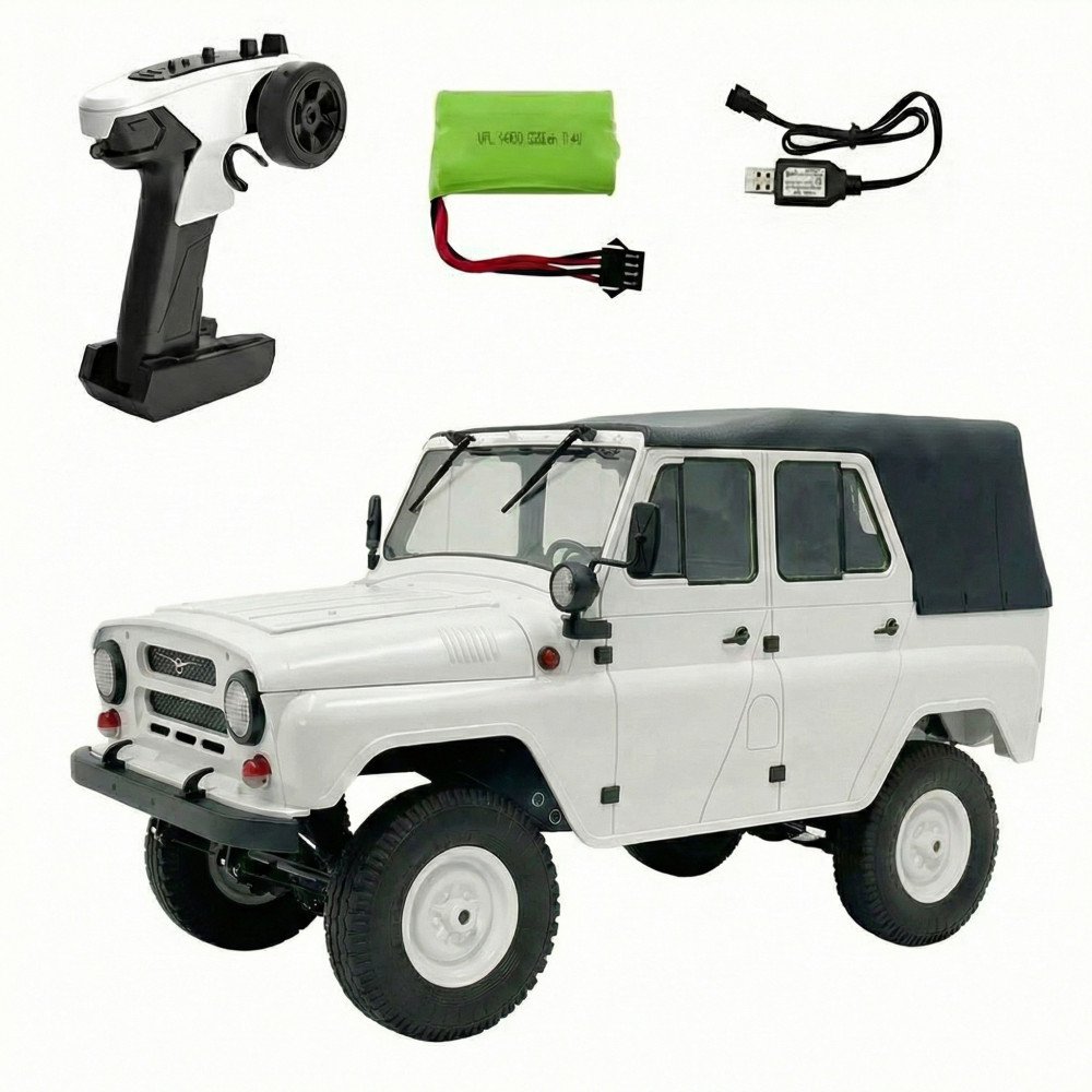 Радиоуправляемая машина УАЗ 469 белый 1:12 - WPLC94-WHITE