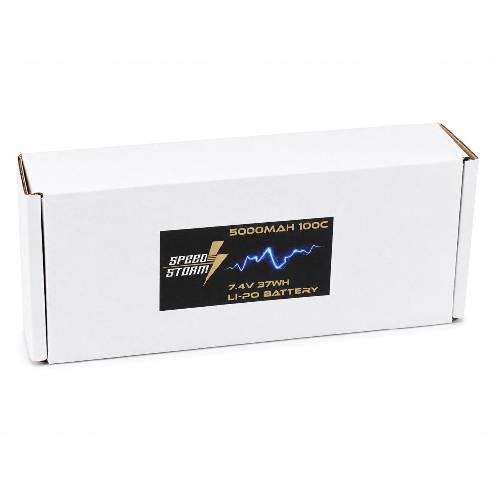 Аккумулятор Speed Storm Li-Po 7.4V 100C 5000 mAh Hard SP разъем T-plug (Deans) - SS-SP2S5000-100-D