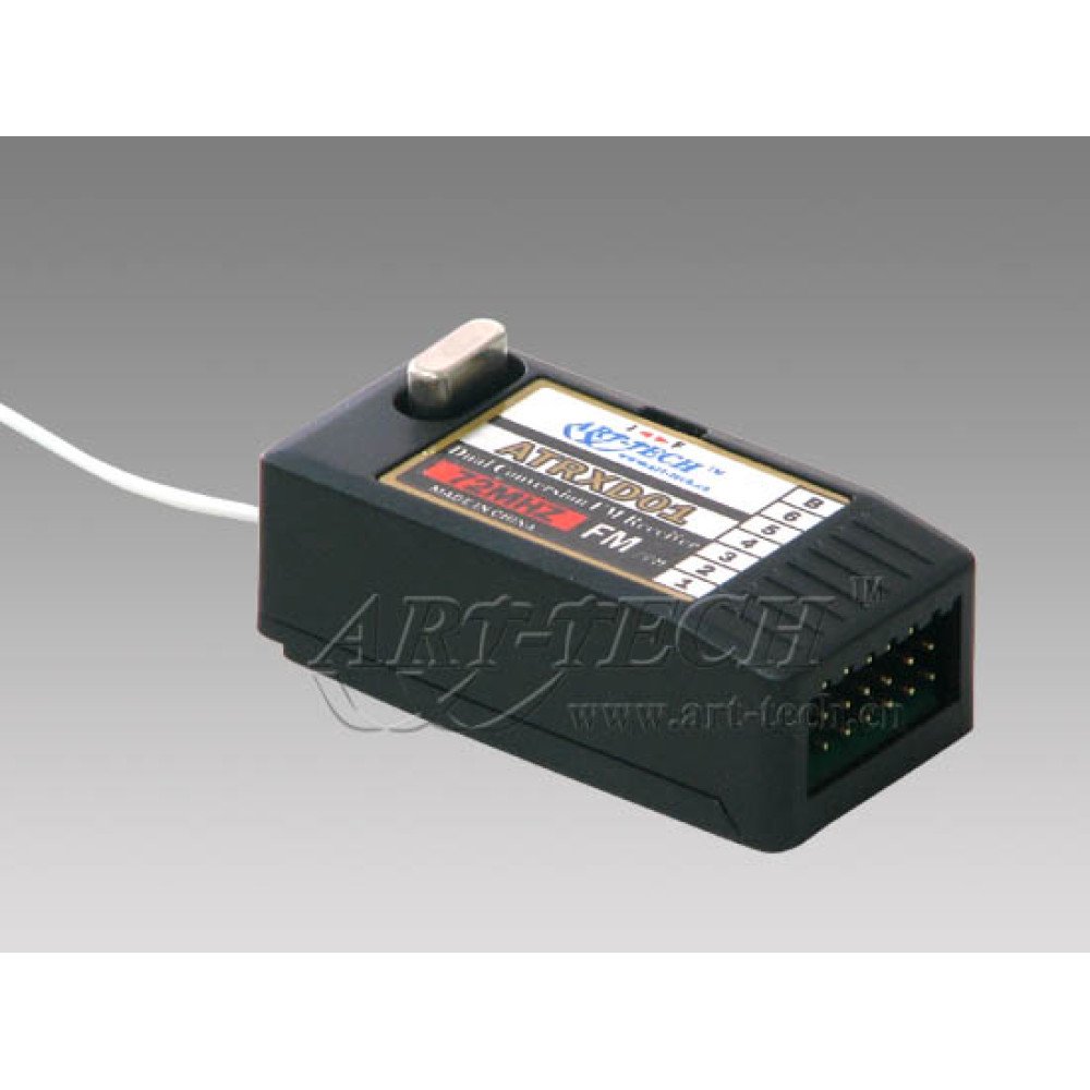 Приемник Art-tech двойного преобраз. 6кан. 72МГц