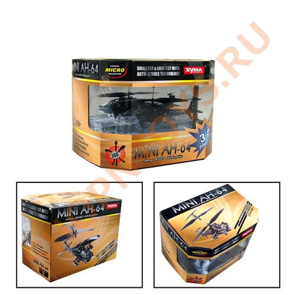 Радиоуправляемый микровертолет Apache AH-64 Syma s012