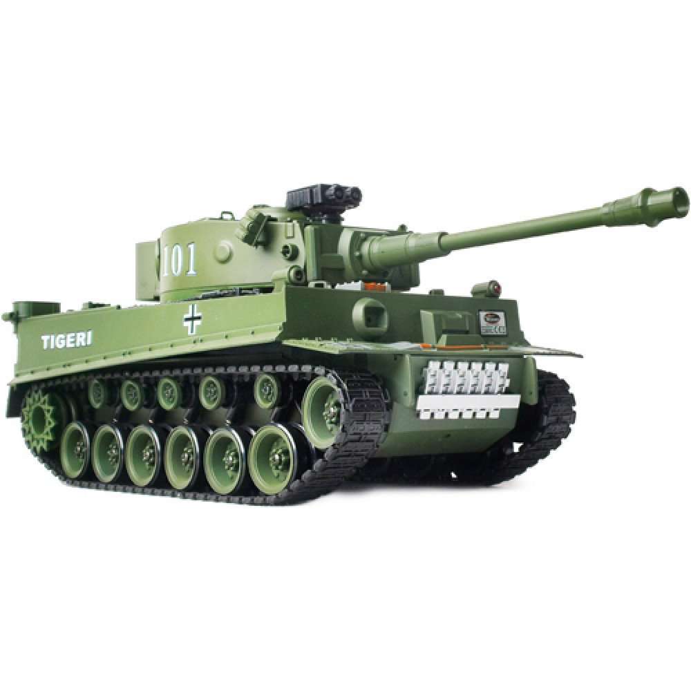 Радиоуправляемый танк German Tiger Green масштаб 1:20 40Mhz Household 4101-2