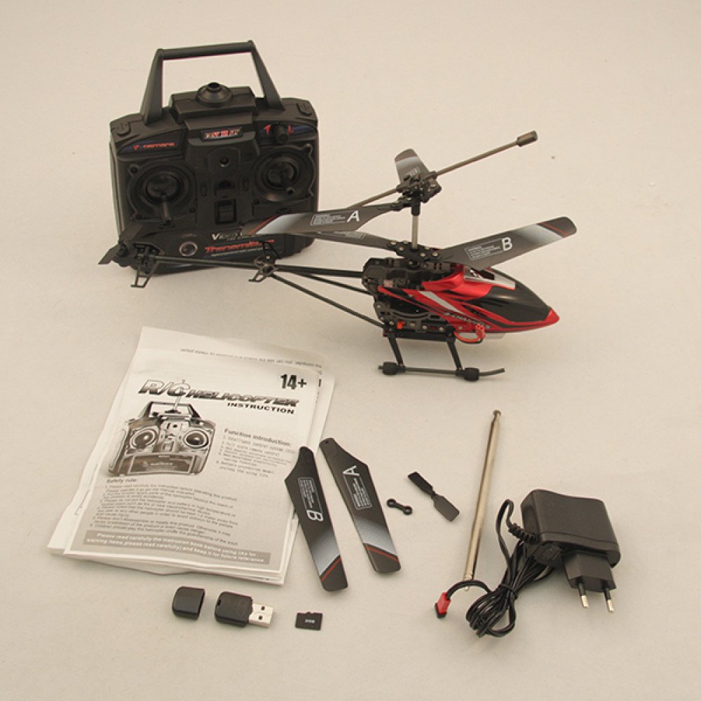 Радиоуправляемый вертолет с видеокамерой JXD 355