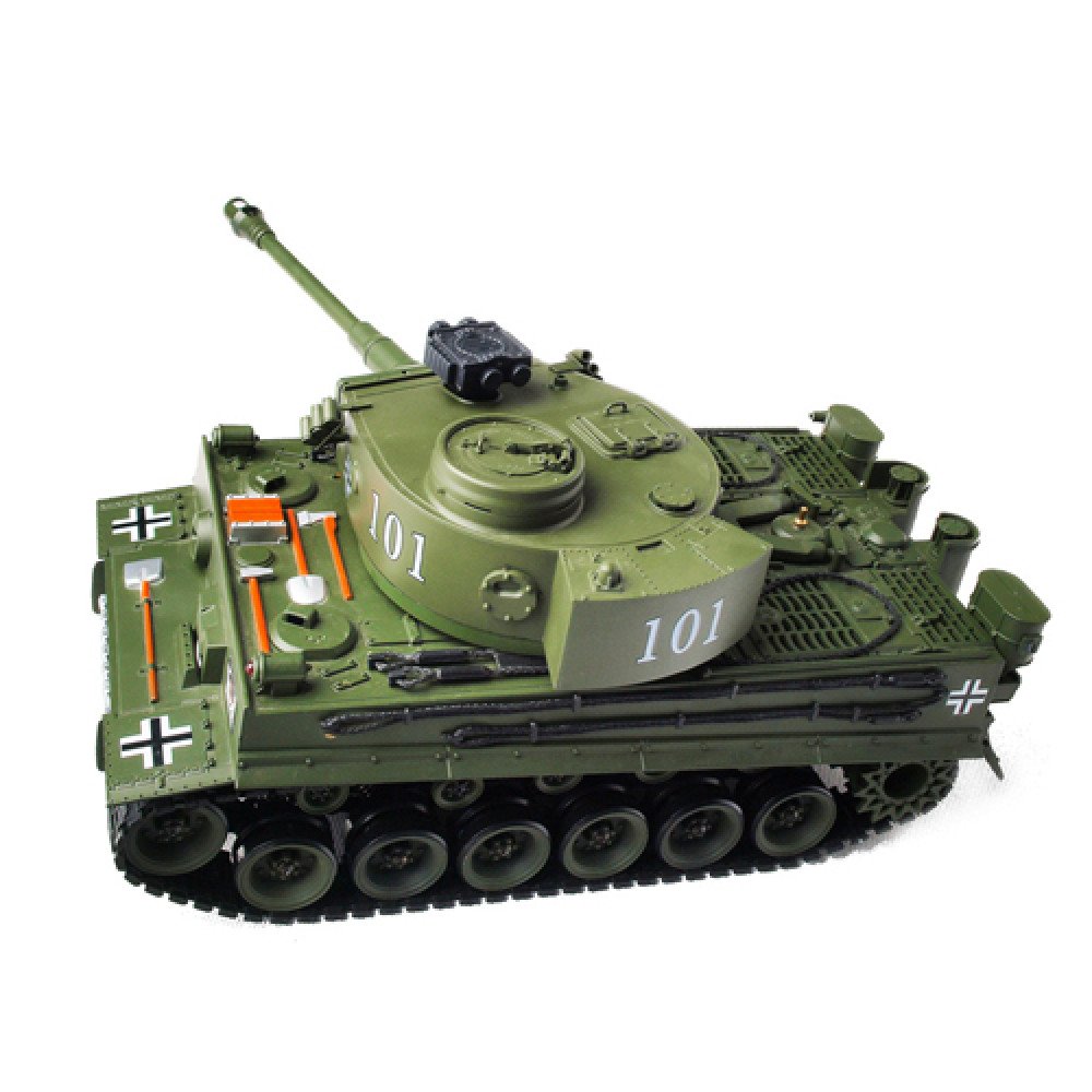 Радиоуправляемый танк German Tiger Green масштаб 1:20 40Mhz Household 4101-2