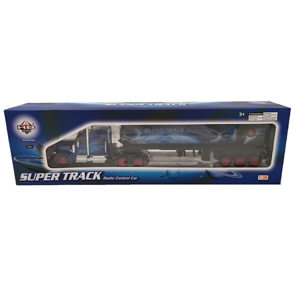 Радиоуправляемый трейлер цистерна Super Track HuangBo Toys 666-405