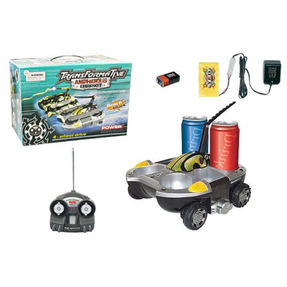 Радиоуправляемый танк-амфибия YED Transformative Amphibios Chariot Beach Shark 27Mhz YED 24882A