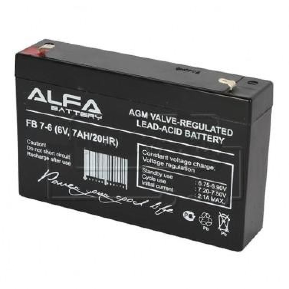Аккумулятор Alfa Battery 6V 7 Ah