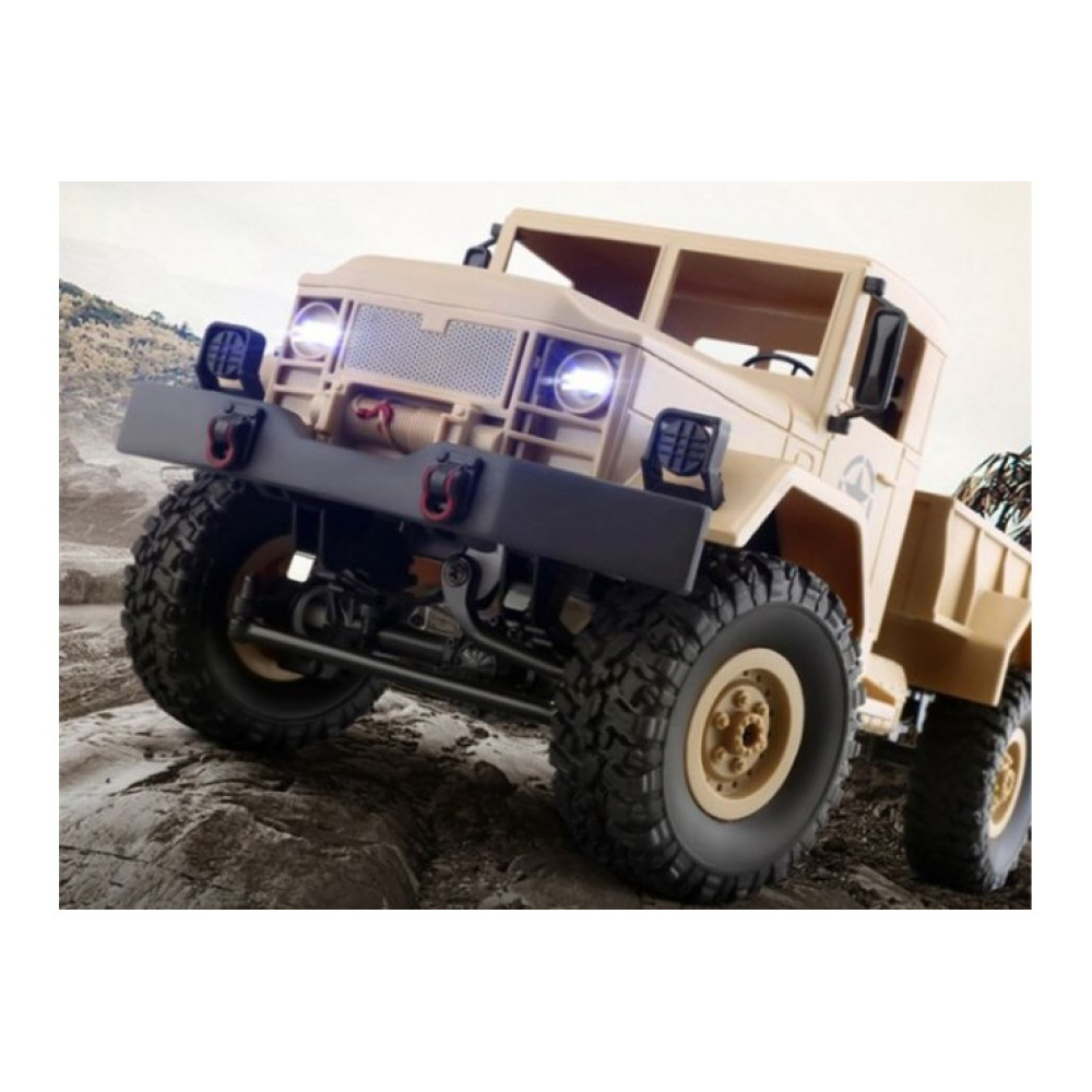 Радиоуправляемая машина WPL военный грузовик масштаб 1:16 + акб 2.4G