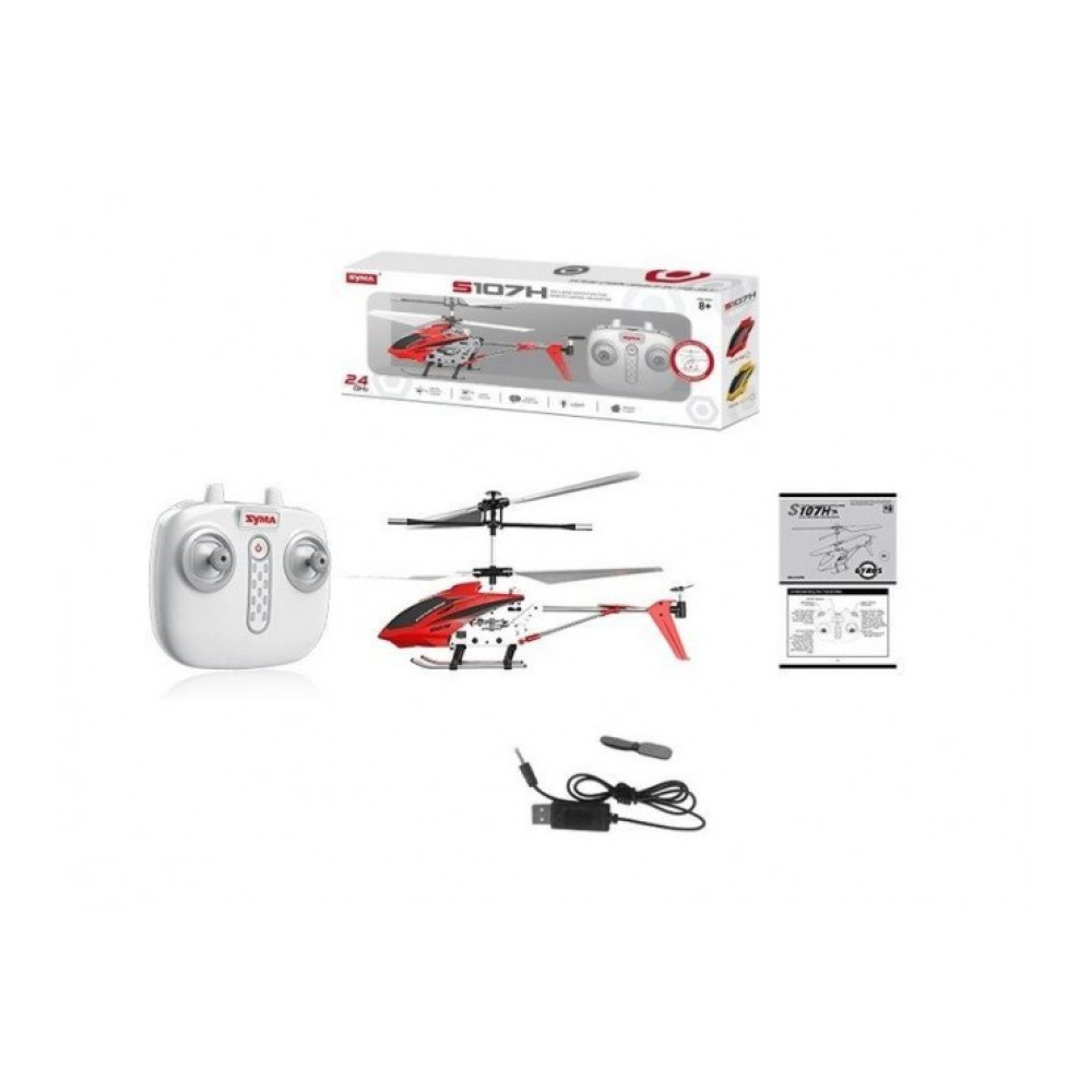 Радиоуправляемый вертолет S107H-RED (RTF 2.4G)