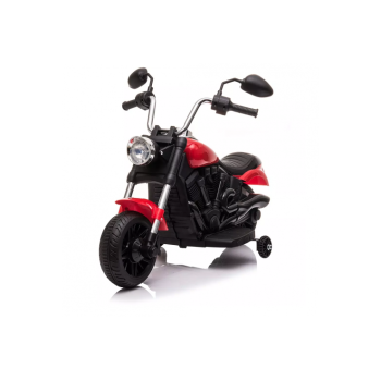 Детский электромотоцикл с надувными колесами 8740015-Red