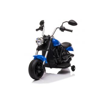 Детский электромотоцикл с надувными колесами 8740015-Blue