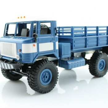 Радиоуправляемая машина WPL Газ 66 грузовая 1|16 + акб RTR 2.4G WPLB-24-Blue
