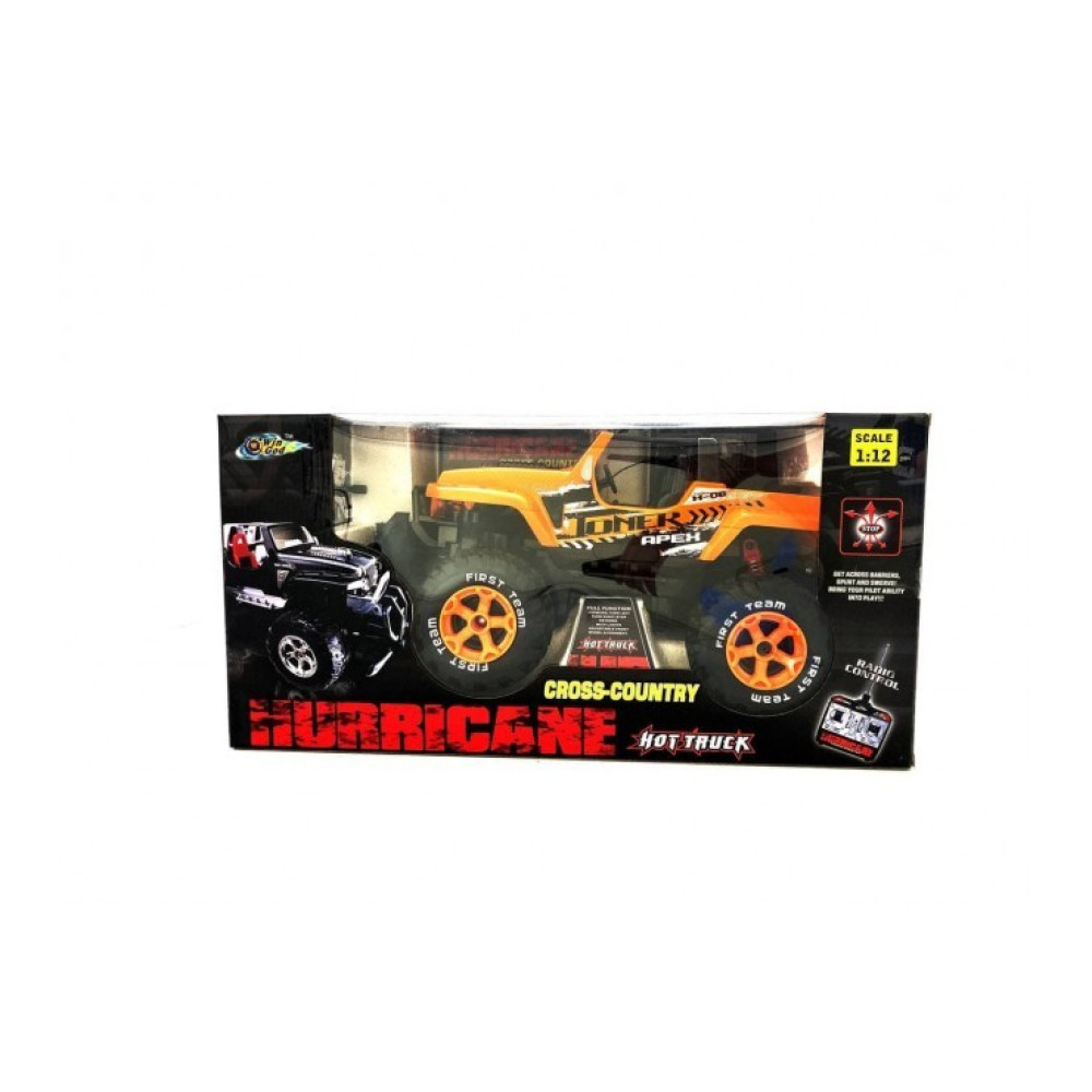 Радиоуправляемый внедорожник Winyea Jeep Wrangler Hurricane 2WD масштаб 1:12 W3808-ORANGE