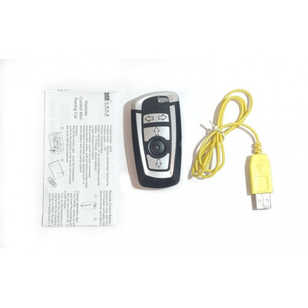 Мини-гоночный автомобиль 1:43, remote control Racer - 2229-GREY