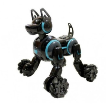 Робот собака-перевертыш Dog с пультом в виде наручных часов CS Toys 666-800A-BLACK