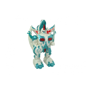 Радиоуправляемый робот трансформер 2 в 1 (робот и динозавр с паром) Defa Toys DT-6033-GREEN