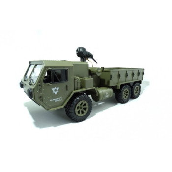 Радиоуправляемый американский военный грузовик с WiFi FPV камерой 6WD RTR масштаб 1:16 2.4G FY004AW