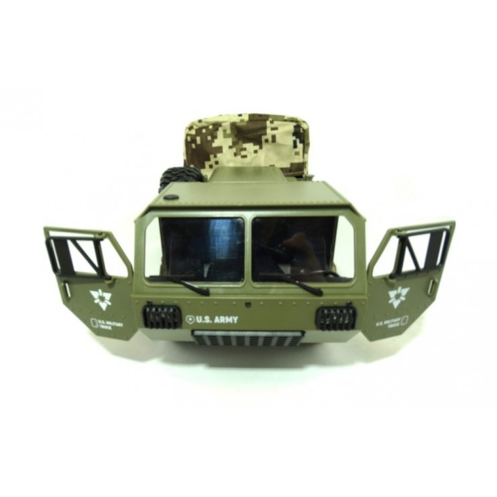 Радиоуправляемый американский военный грузовик с WiFi FPV камерой 6WD RTR масштаб 1:16 2.4G FY004AW-1