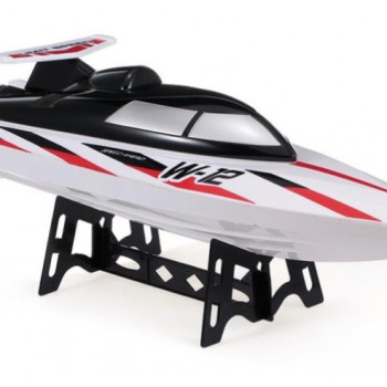 Катер на радиоуправлении Tiger-Shark (2.4G, до 35 км/ч, автопереворот, 45 см) WL Toys WL912-A