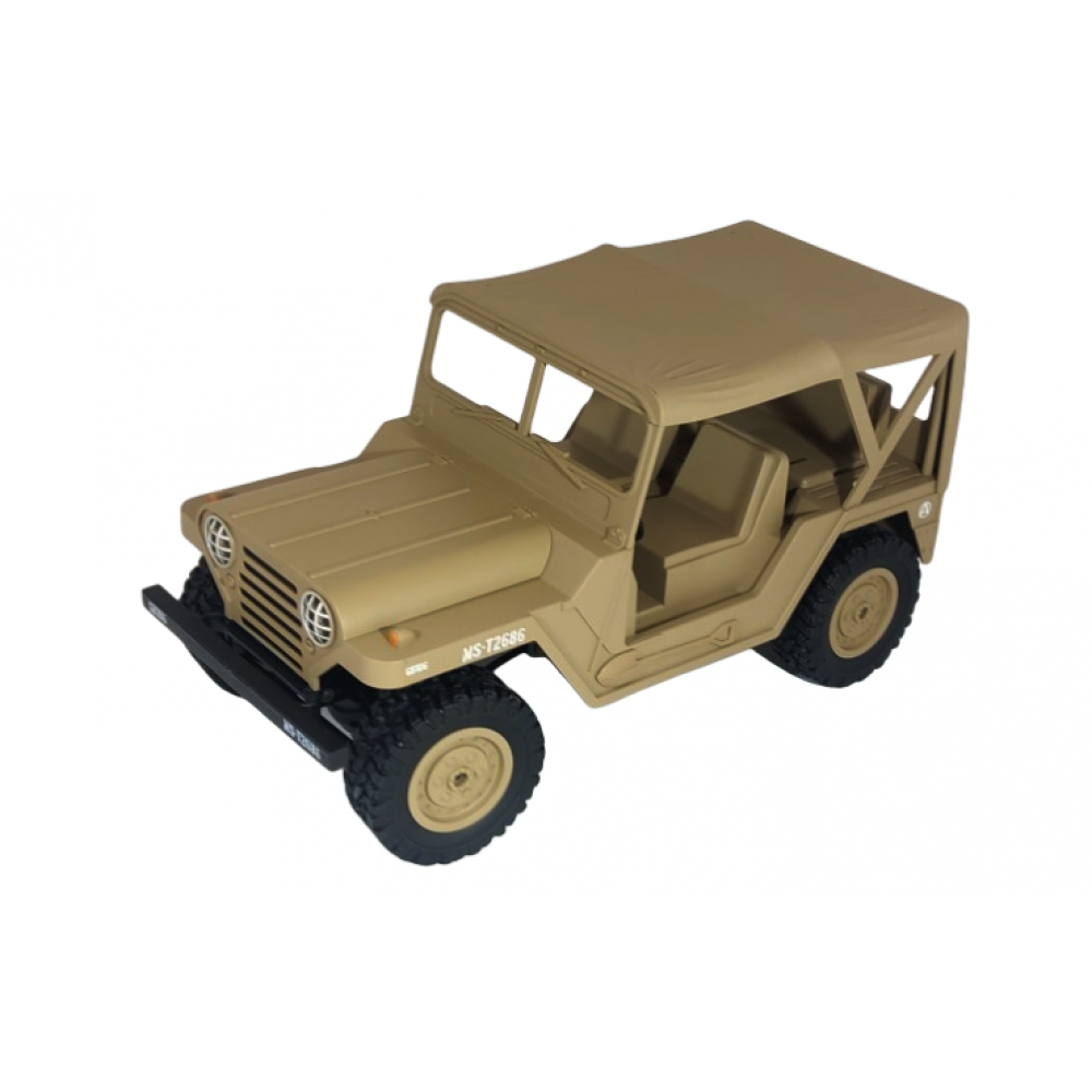 Радиоуправляемый Jeep 1:14 US M151 4WD 1:14 2.4G BG1522-YELLOW