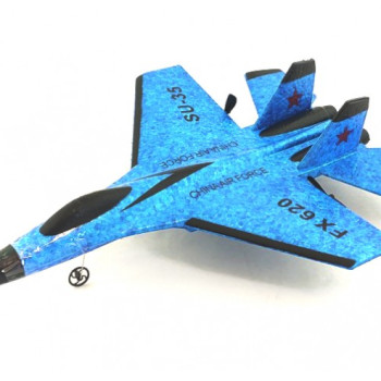 Радиоуправляемый самолет SU-35 (EPP) 2.4G FX620-BLUE