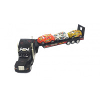 Грузовой автомобиль автовоз на пульте управления (3 машинки, 1/32, 52см) 8897-69-BLACK