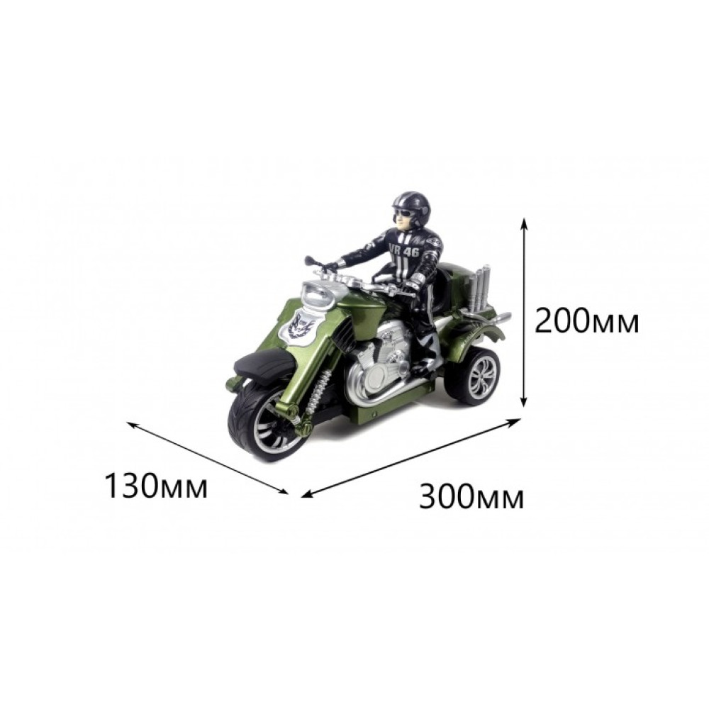 Радиоуправляемый мотоцикл Moto Super Momentum (30 см, свет фар)