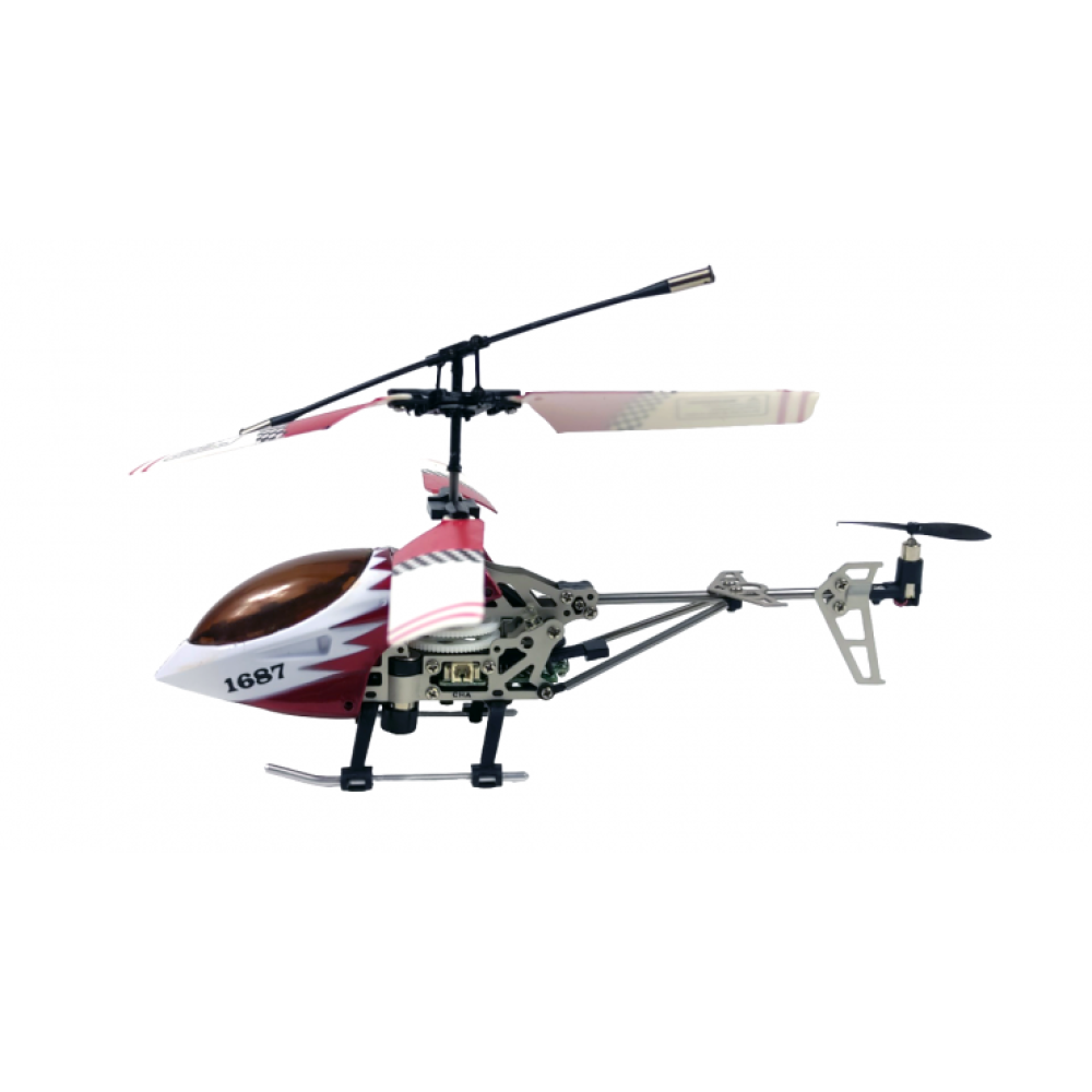 Вертолеты gyro. 1209-002737 Gyro. Вертолет Syma Jiayuan Whirly Bird (1687a-2) 1:64 15 см.