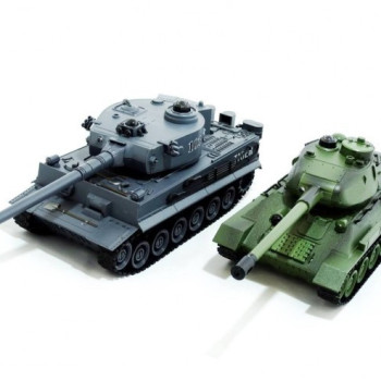 Радиоуправляемый танковый бой ZEGAN (2 танка, 2.4G, 1:28) ZG-824