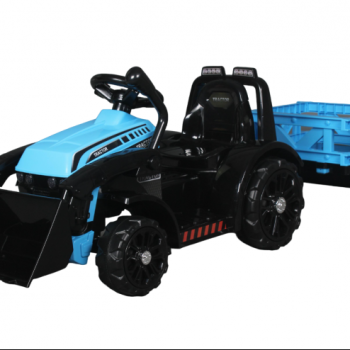 Детский электромобиль трактор с прицепом ZP1001C-BLUE