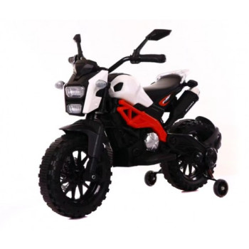 Детский электромобиль мотоцикл Harley Davidson DLS01-RED-WHITE Jiajia