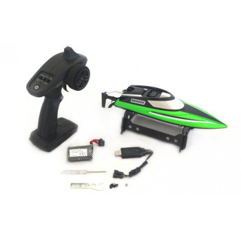 Катер на радиоуправлении Shadow Storm HM2101-GREEN (2.4G, до 20 км/ч, 30 см)