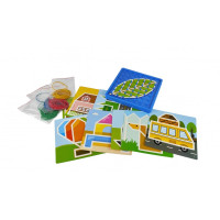 Детская развивающая игра с Картинками-крючками