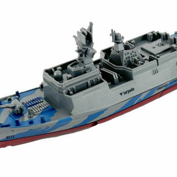 Радиоуправляемый катер фрегат Create Toys 3318-BLUE