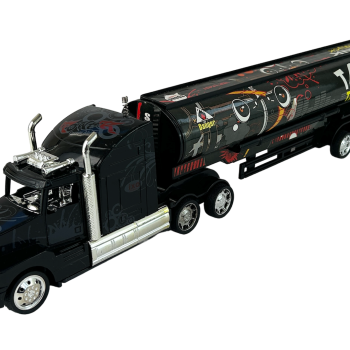 8897-68-BLACK Грузовой автомобиль c бочкой на пульте управления (1:32, 52 см) 8897-68-BLACK