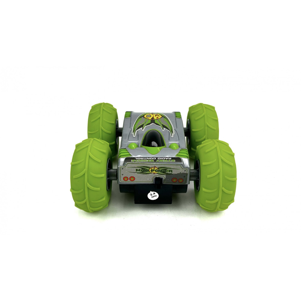 Радиоуправляемая машина Перевертыш с пневмо колесами CS Toys 0935-GREEN